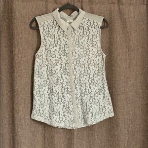 Seafoam Kimchi Blue lace top